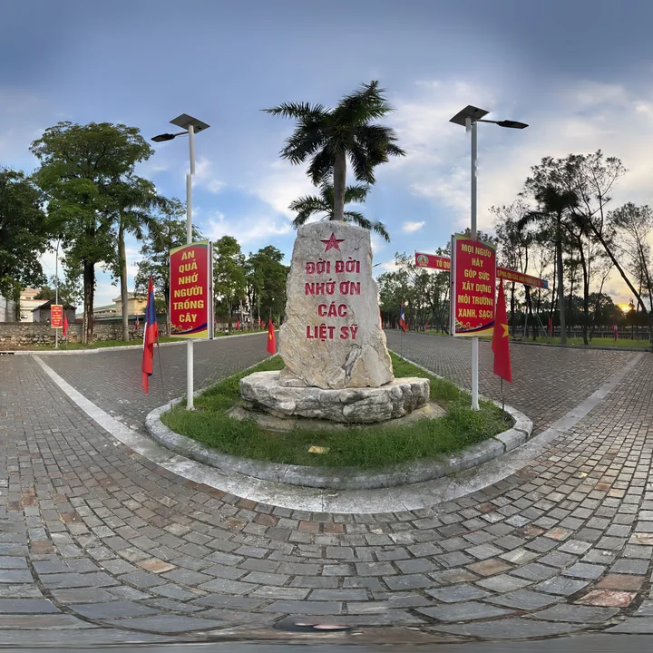 Ảnh 360° đầu tiên của Nghĩa trang Liệt sĩ Việt – Lào